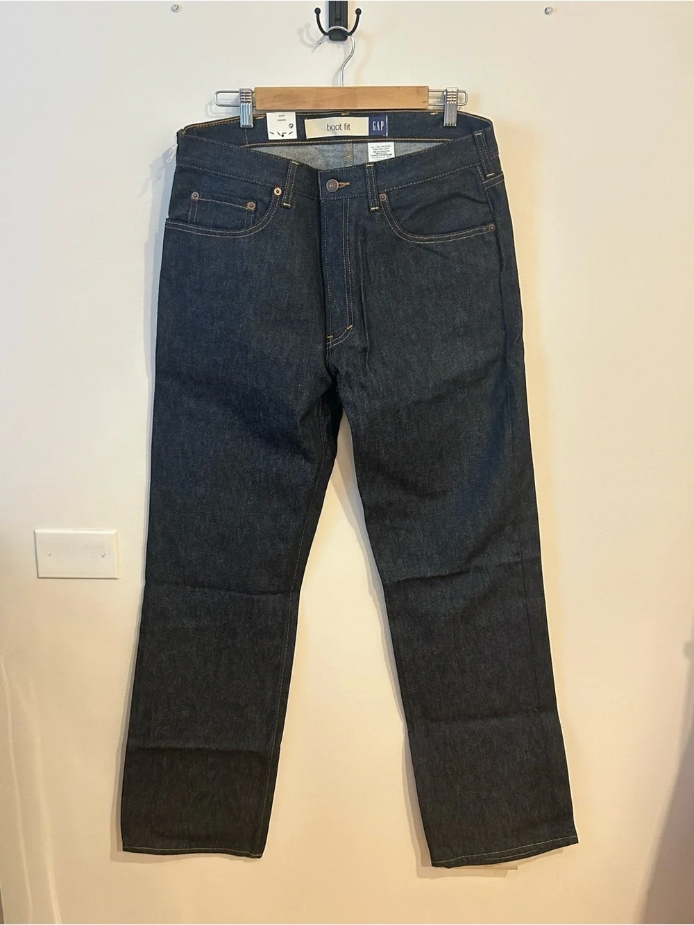 GAP Vintage Jeans Men's Dark Blue Boot Fit Jeans 35 x 34